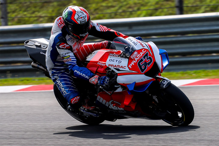 Lenovo Ducati rider Francesco Bagnaia Lenovo Ducati rider Francesco Bagnaia